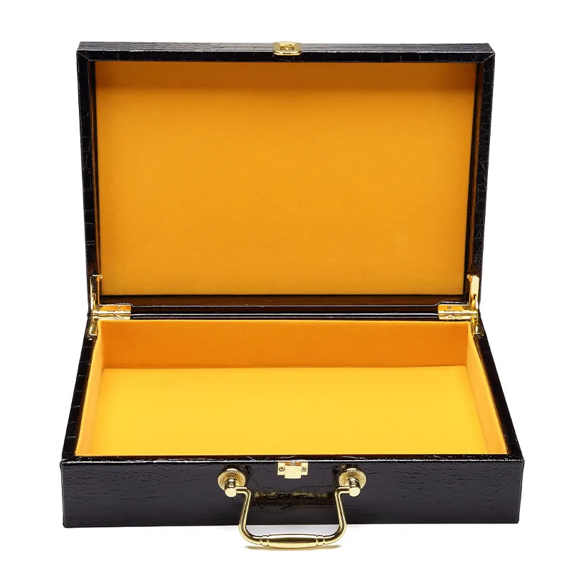 

2Pcs/Lot High Quality Crocodile Pattern PU Leather Jewelry Boxes Jewelry Gift Box 31x21x8cm