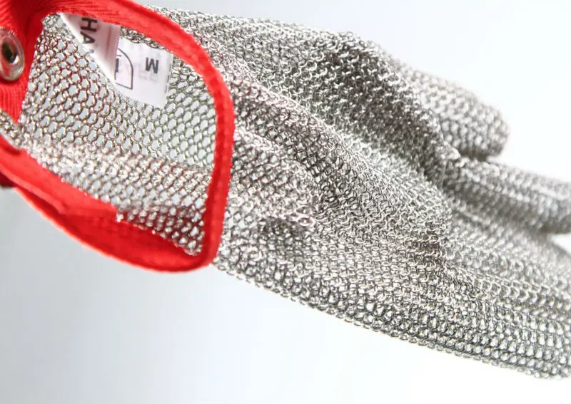 Luvas Resistentes ao Corte Handsave-Aço Inoxidável, 304 Steel Wire, Metal Mesh, Kitchen Cutting res