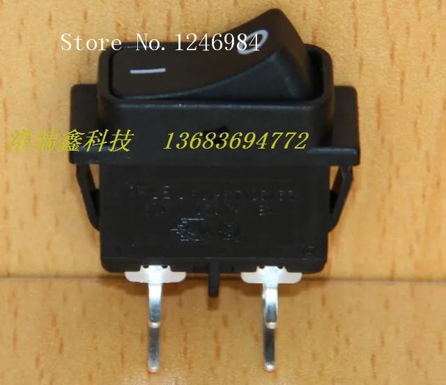 

[SA]Power switch RLEIL rocker switch Dual curved feet long black legs flat rocker switch RL1-8--50pcs/lot