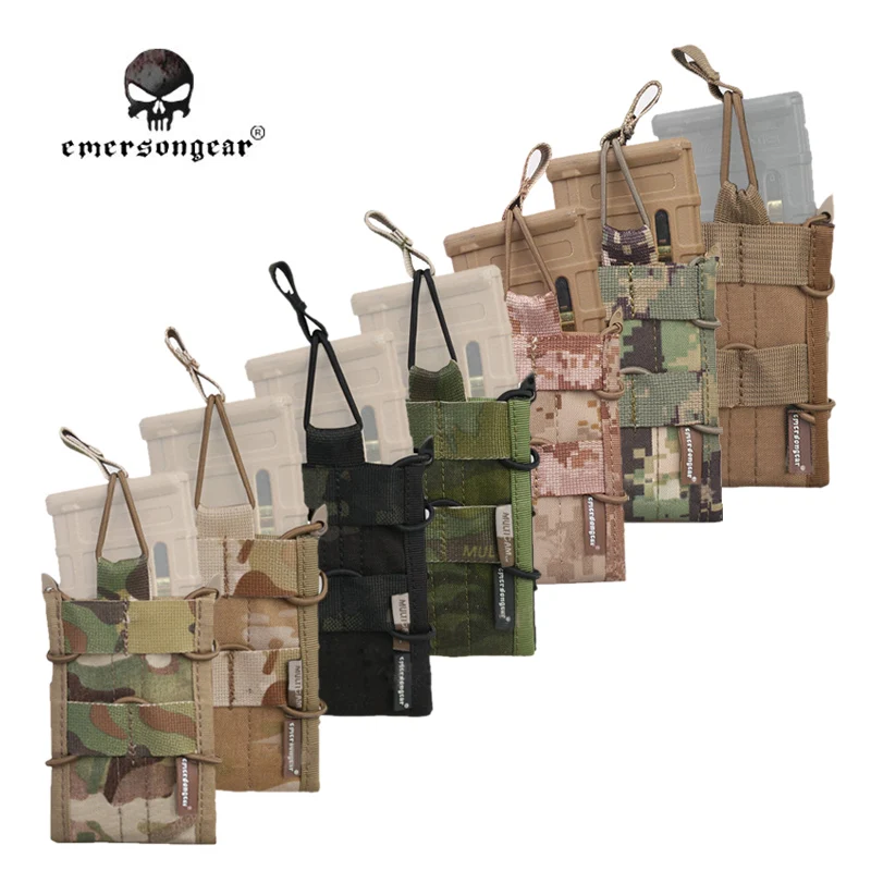 

Подсумок для одного магазина Emersongear, вертикальный, для военного снаряжения, система MOLLE