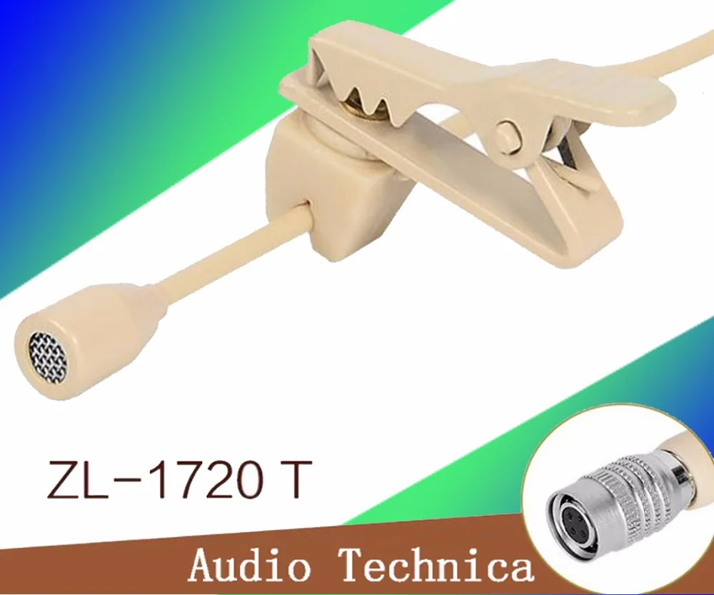 

Бежевый ME2 беспроводной микрофон с отворотом Lavalier для аудио Technica BeltPack Mic System Hirose 4Pin plus