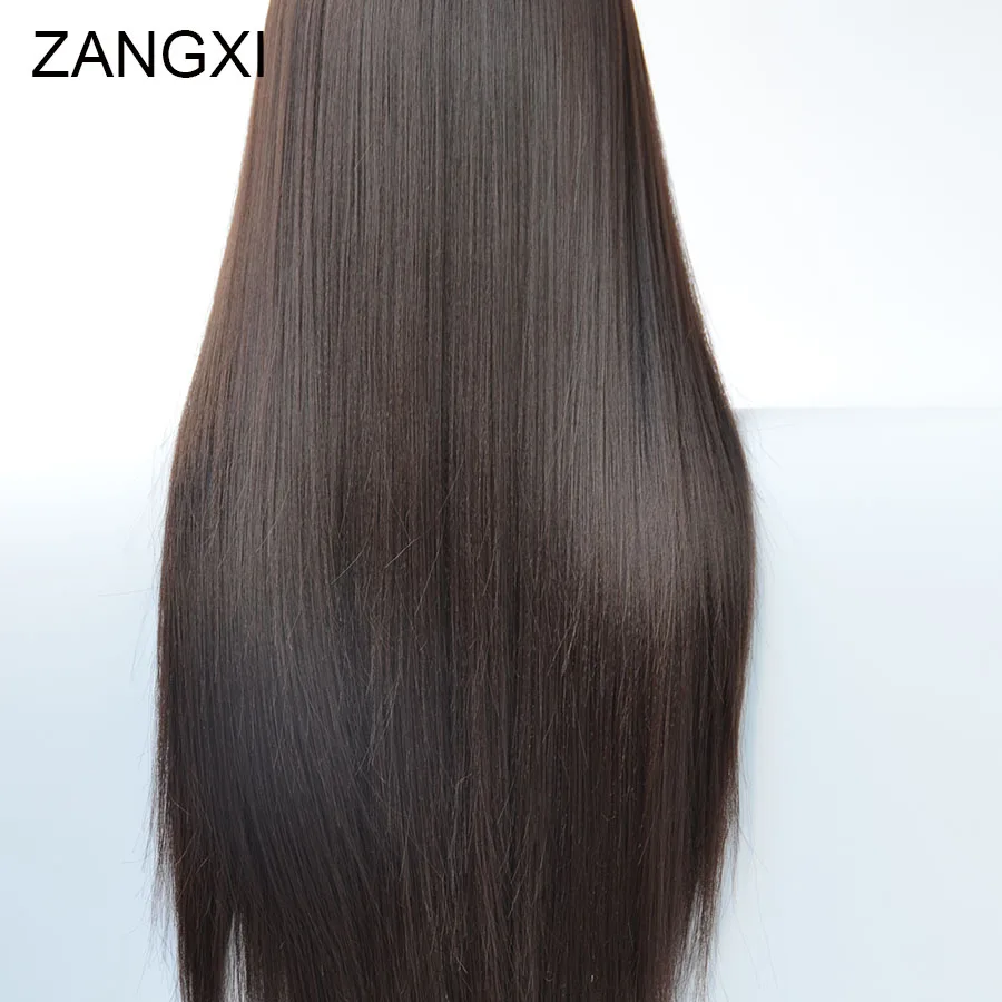 Brown Hair Head Dolls For Braiders Synthetic Mannequin Head Hairstyles Female Mannequin Hairdressing Maniken Training Head