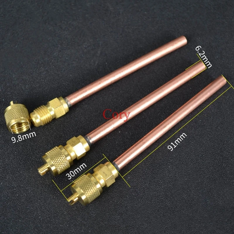 5pcs/set Refrigerator air-conditioner copper check valve Fluorine mouth in refrigerator Needle valve Cooling/filling accessories