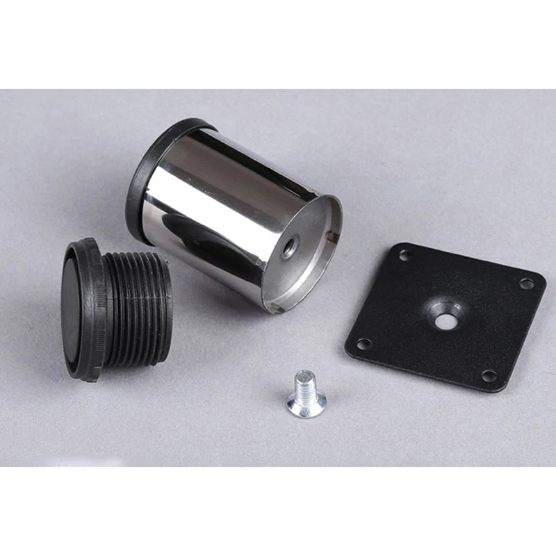 4 pezzi gambe mobili regolabili in acciaio inox 5CM-40CM tavolo armadio divano letto piedi TV piedi salone Tafel sedia protettore gamba