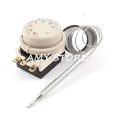 

Freezer -30 to 30 Centigrade 16A 250VAC Temperature Capillary Thermostat