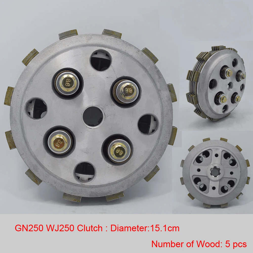 

For Wangjiang Motorcycle engine parts GN250 GN 250 Clutch Motorcycle Clutch plate For suzuki gz250 dr250 original parts 250cc