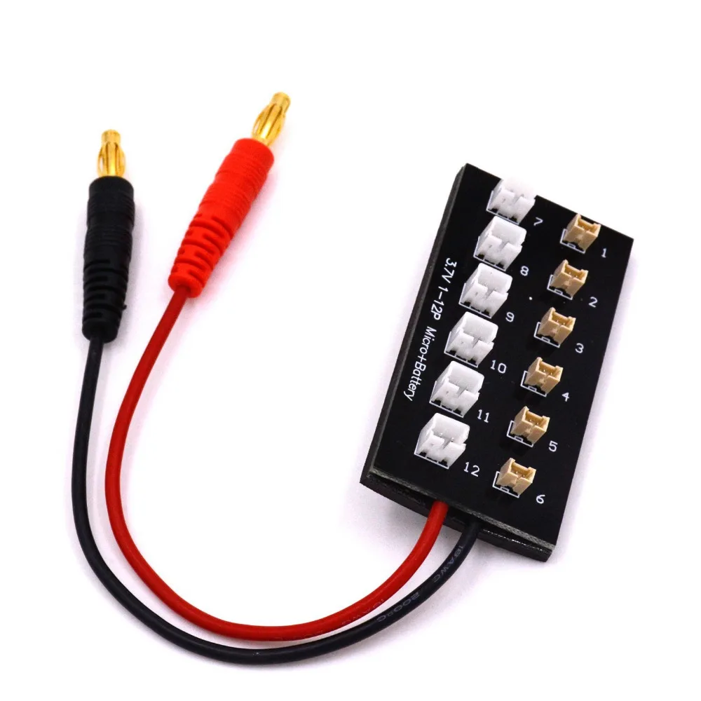 

HOBBYMATE Lipo Battery Charging Board 3.7V 1S Ultra Micro & JST-PH Parallel Connect Plate for Blade Inductrix Glimpse