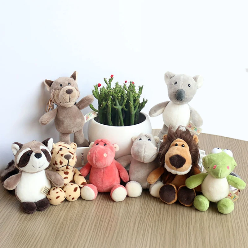 Cute 15cm Cartoon Animal Plush Keychain - Assorted - Image 3