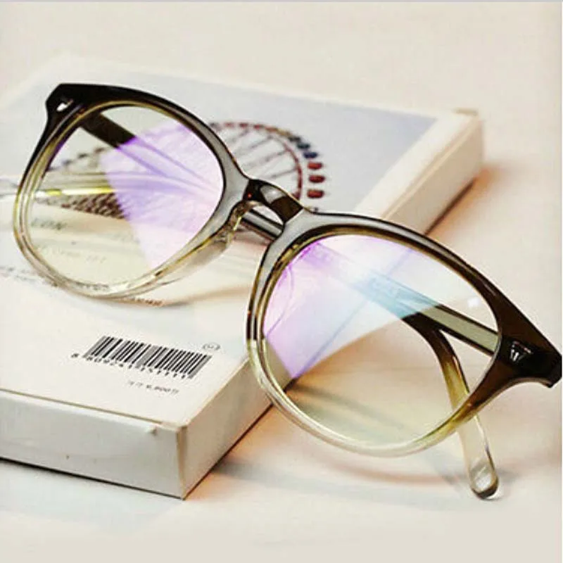 New Vintage Eye Glasses Men Women Myopia Eyeglasses Fashion Optical Black Frame Eyewear Diopter 0 -0.5 -0.75 -1.0 To -