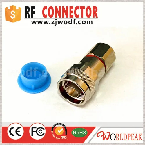 Free shipping 5 pcs No welding N Male Plug clamp rf connector for LMR300 coaxial cable