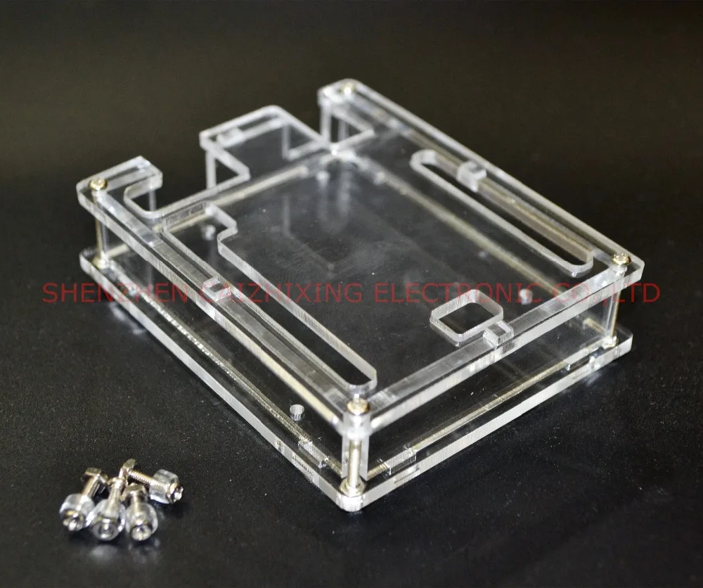 Uno R3 Case Enclosure Transparent Acrylic Box Clear Cover Compatible with Arduino UNO R3