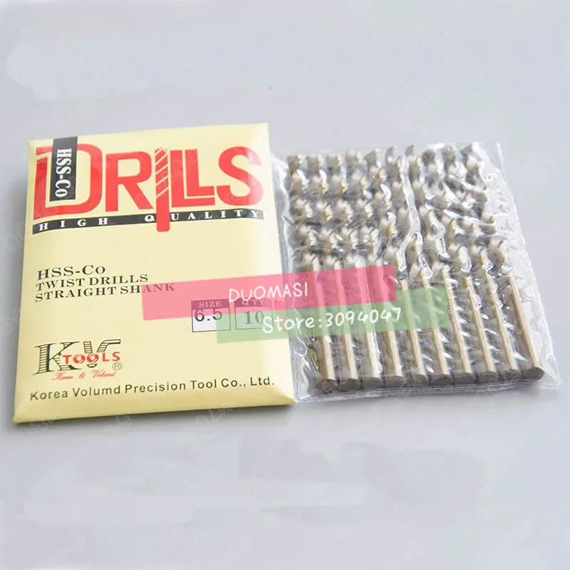 5 PZ 8.6mm-13mm HSS-Co Cobalto M35 di Canapa Fiori Trapano Speciale In Acciaio Inox Twist Drill bit (8mm/9mm/10mm/11mm/12mm/13mm)