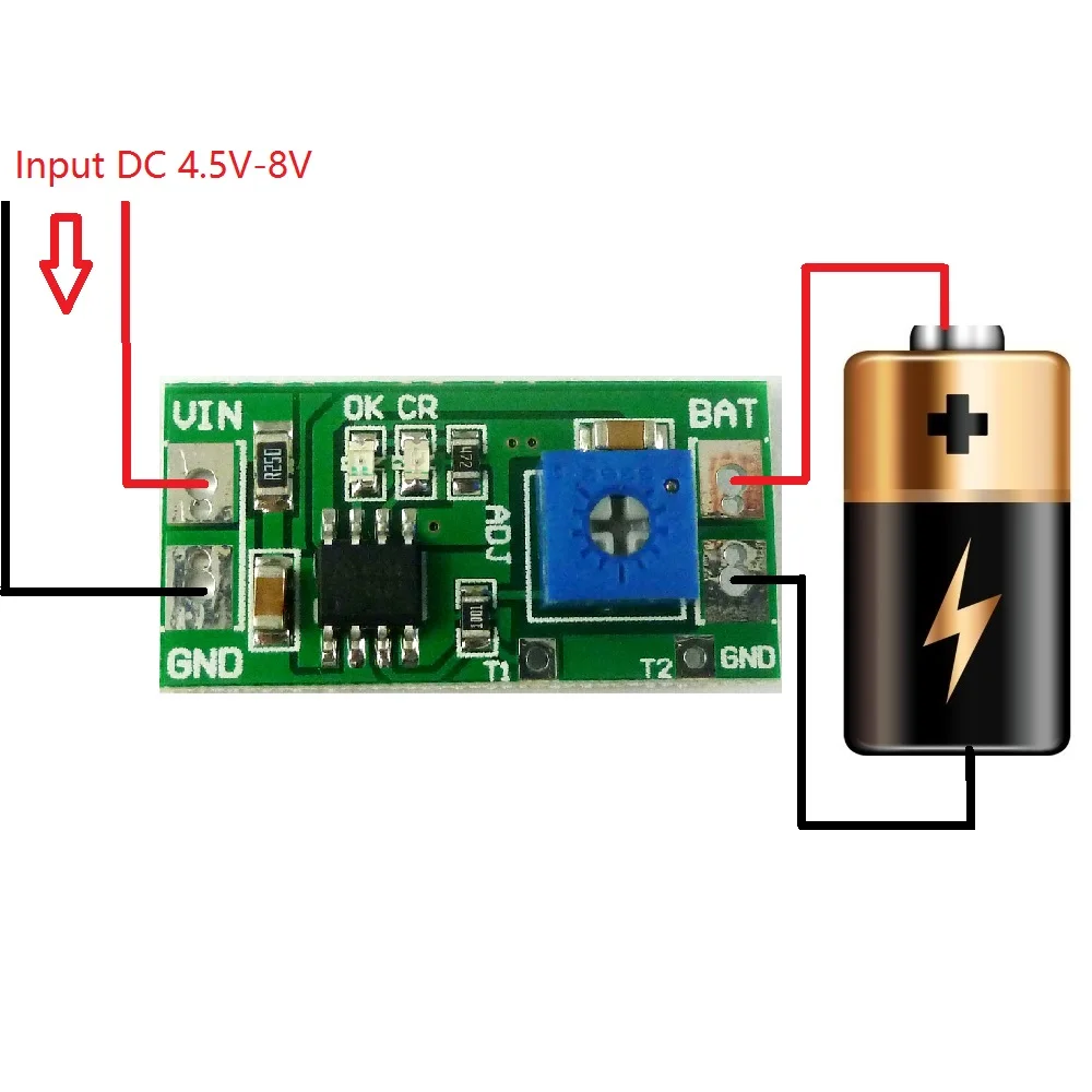 50-1000MA Adjustable 3.7V 4.2V Li-ion Rechargeable lithium Battery Charger Module replace TP4056