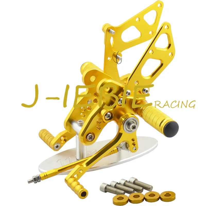 

CNC Racing Rearset Adjustable Rear Sets Foot pegs Fit For Suzuki GSXR1300 Hayabusa 1999-2016 GOLD