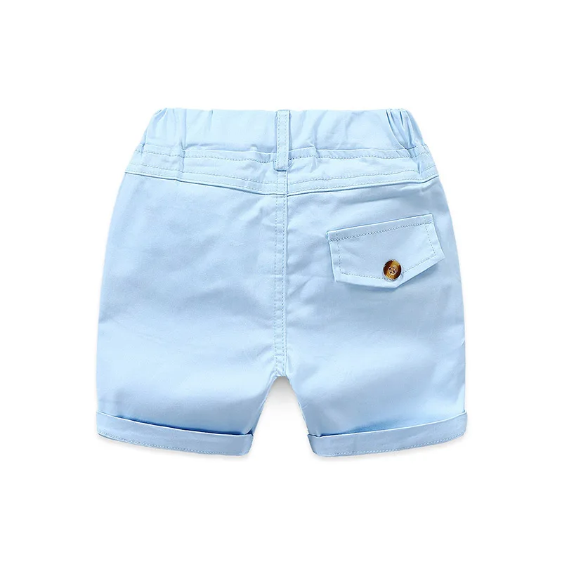 2024 Summer England 2 3 4 5 6 7 8 9 10 Years Toddler Infant Cotton Sports Solid Color Handsome Kids Baby Boy Shorts