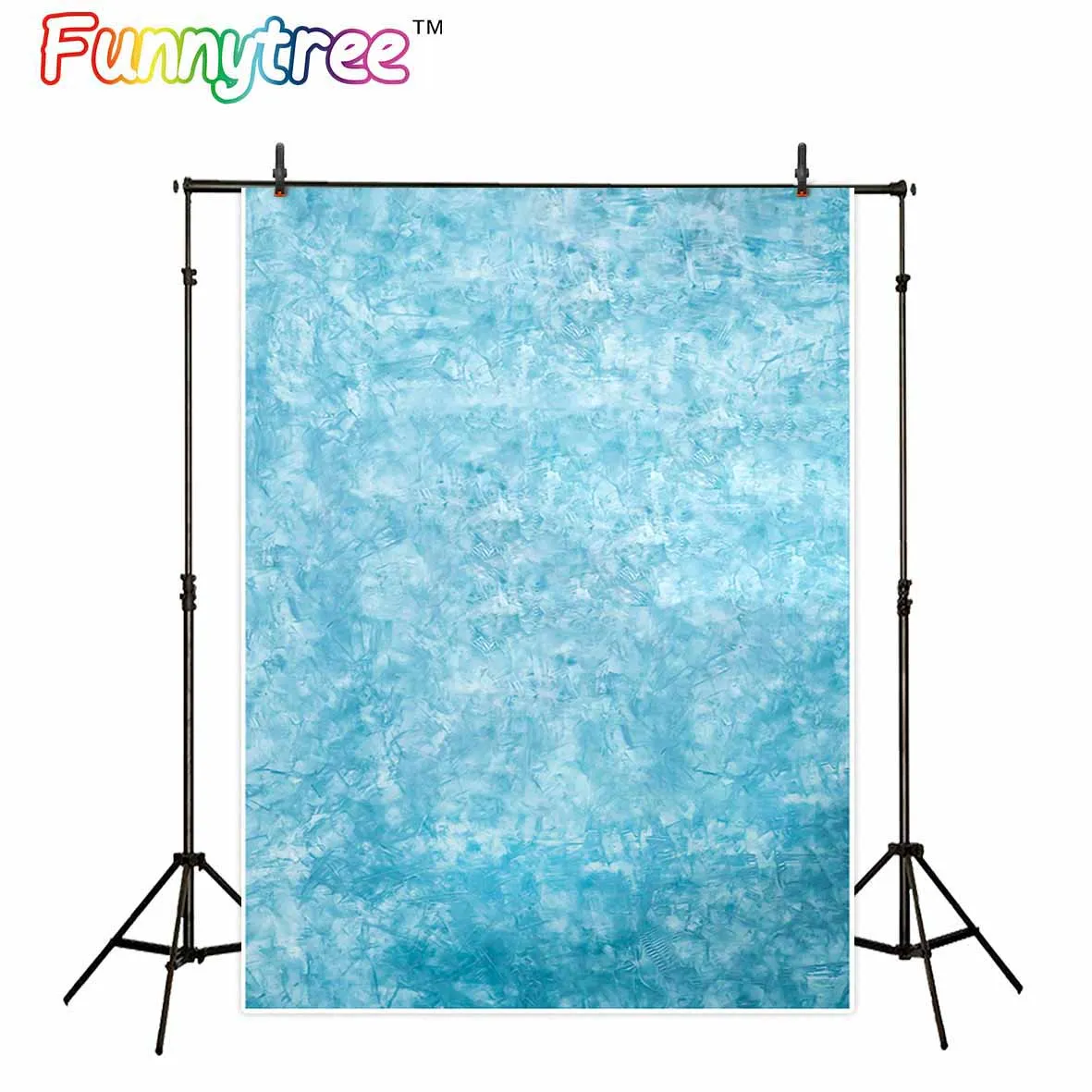 Oil painting style blue backdrop abstract background for professional photography photo backdrop fund new photographic photocall