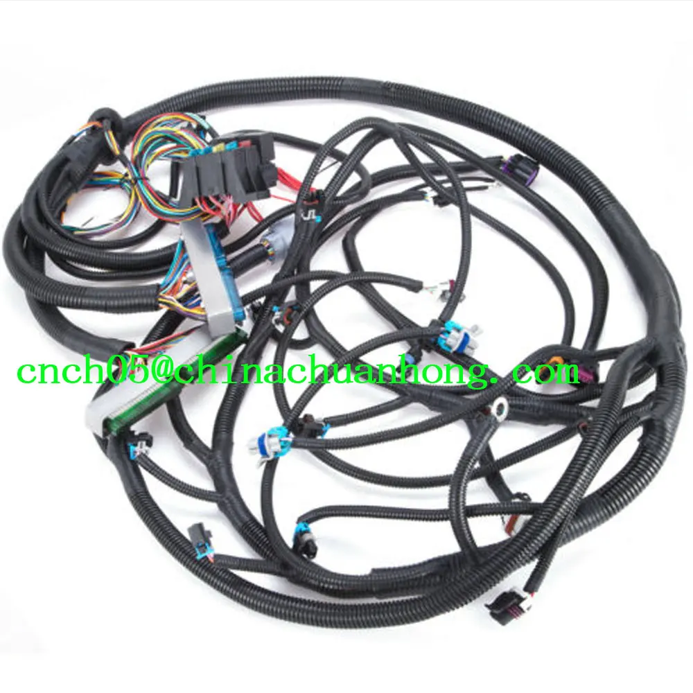 Updated TXL Wires 03-07 LS Vortec Standalone Wire Harness Drive By Wire W/4L60E 4.8 5.3 6.0 Multec