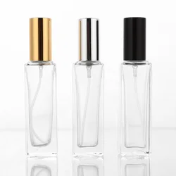 10Pcs 15Ml-20Ml Clear Glas Lege Parfumflesjes Verstuiver Spray Hervulbare Fles Spray Scent Case Met travel Size Draagbare