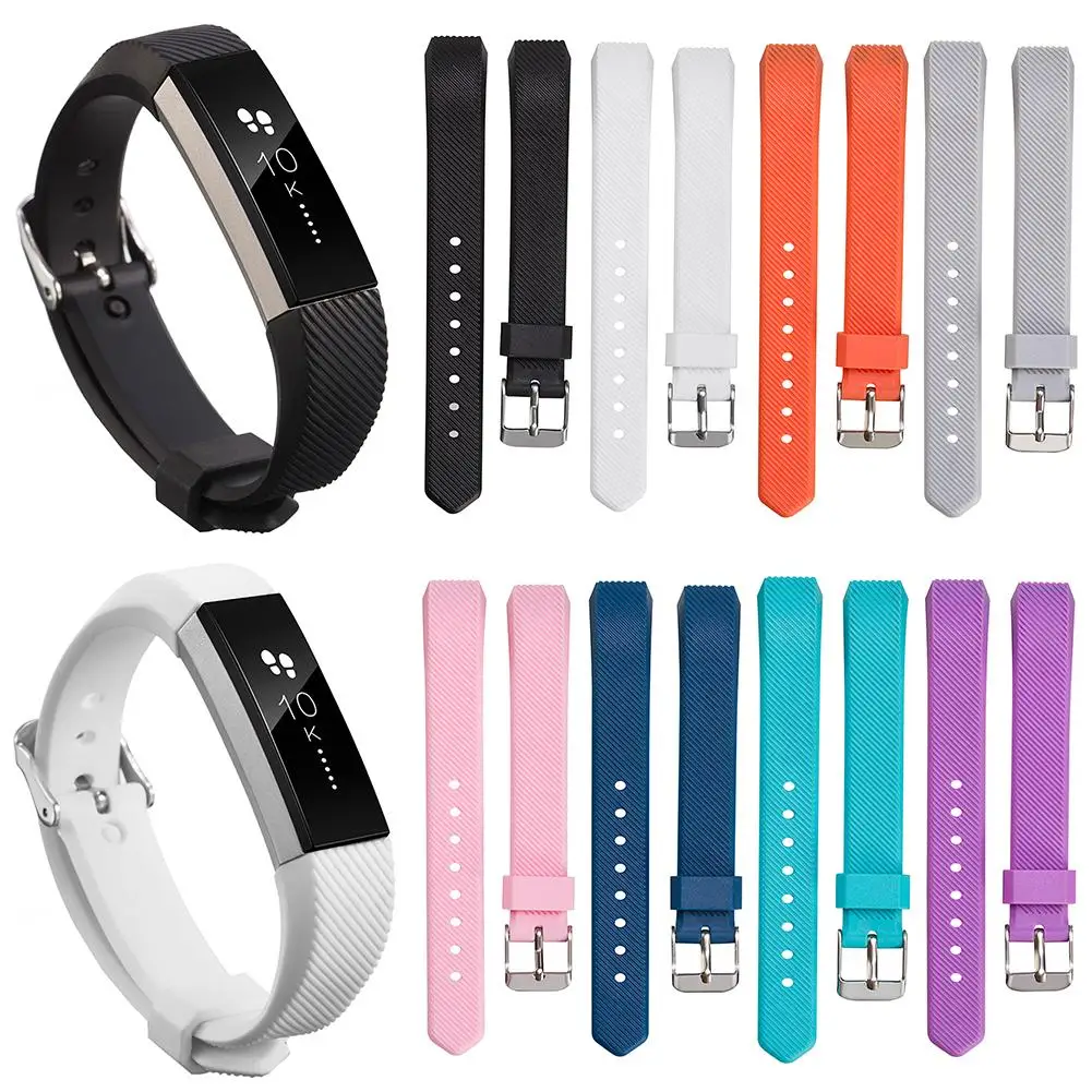 Soft Silicone Replacement Watch Band Wrist Strap for Fitbit Alta / Alta HR / Ace Kids Adjustable Smart Bracelet For Kids Watch