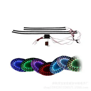 90 * 60 chassis lights Remote control chassis lights will shine a variety of patterns 7 colour transform with voice control