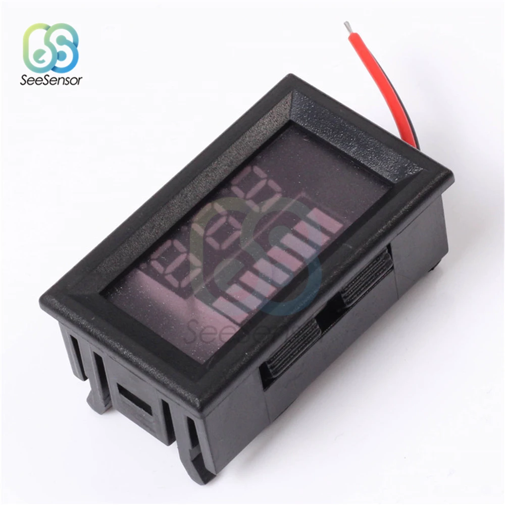 6V 12V 24V 36V 48V ACID Lead Battery Charge Level Indicator Battery Tester Lithium Battery Capacity Meter LED Tester Voltmeter