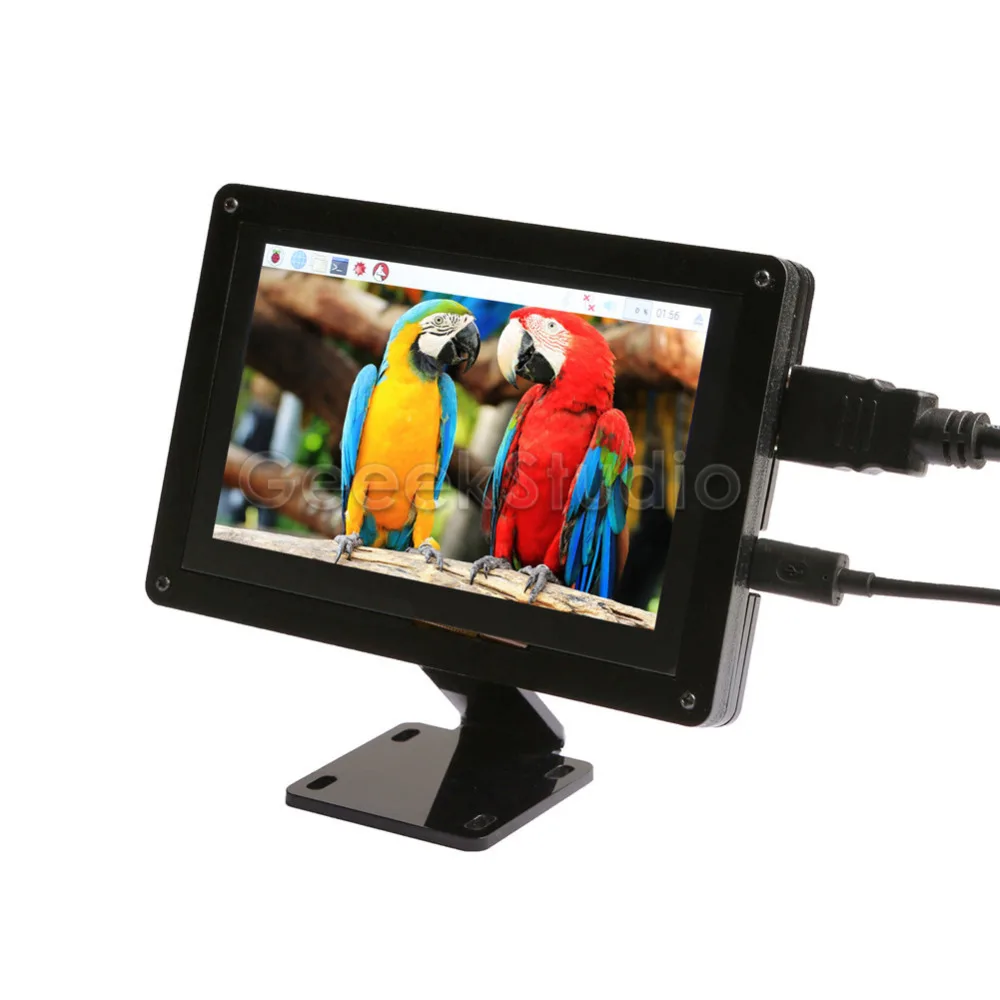 Free Driver Plug and Play! 5 Inch 800*480 Capacitive Touch Display Screen Monitor for Raspberry Pi, Windows PC, BeagleBone Black