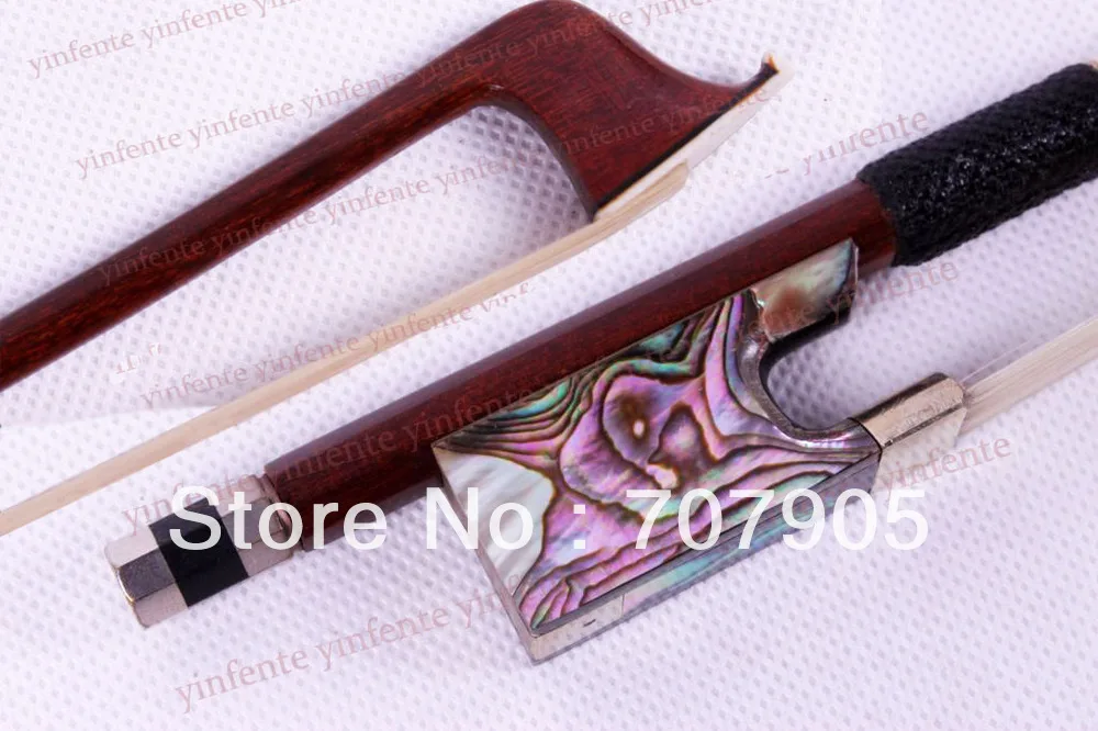 

New 4/4 Violin Bow pretty Rare Frog Silver Color Bow string 1 pcs