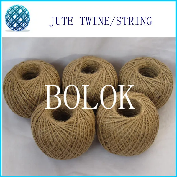 50pcs/lot DIY Natural jute twine (1.5-2mm)110yards/ball (2 ply twisted)  jute packinng rope, DIY Jute cords by free shipping