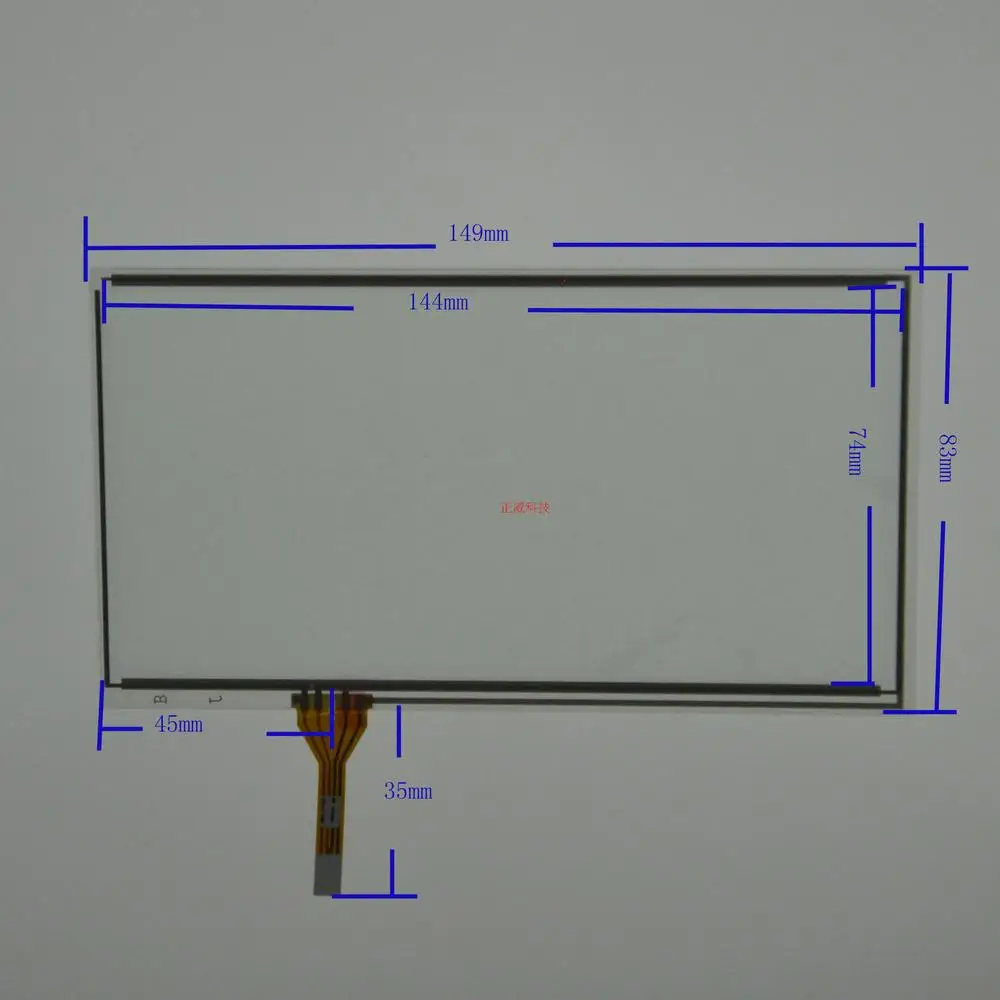 6.1-inch touch screen caska Huayang Soling 149 * 83 / A061VW01 V0 / CLAA061LA0ACW