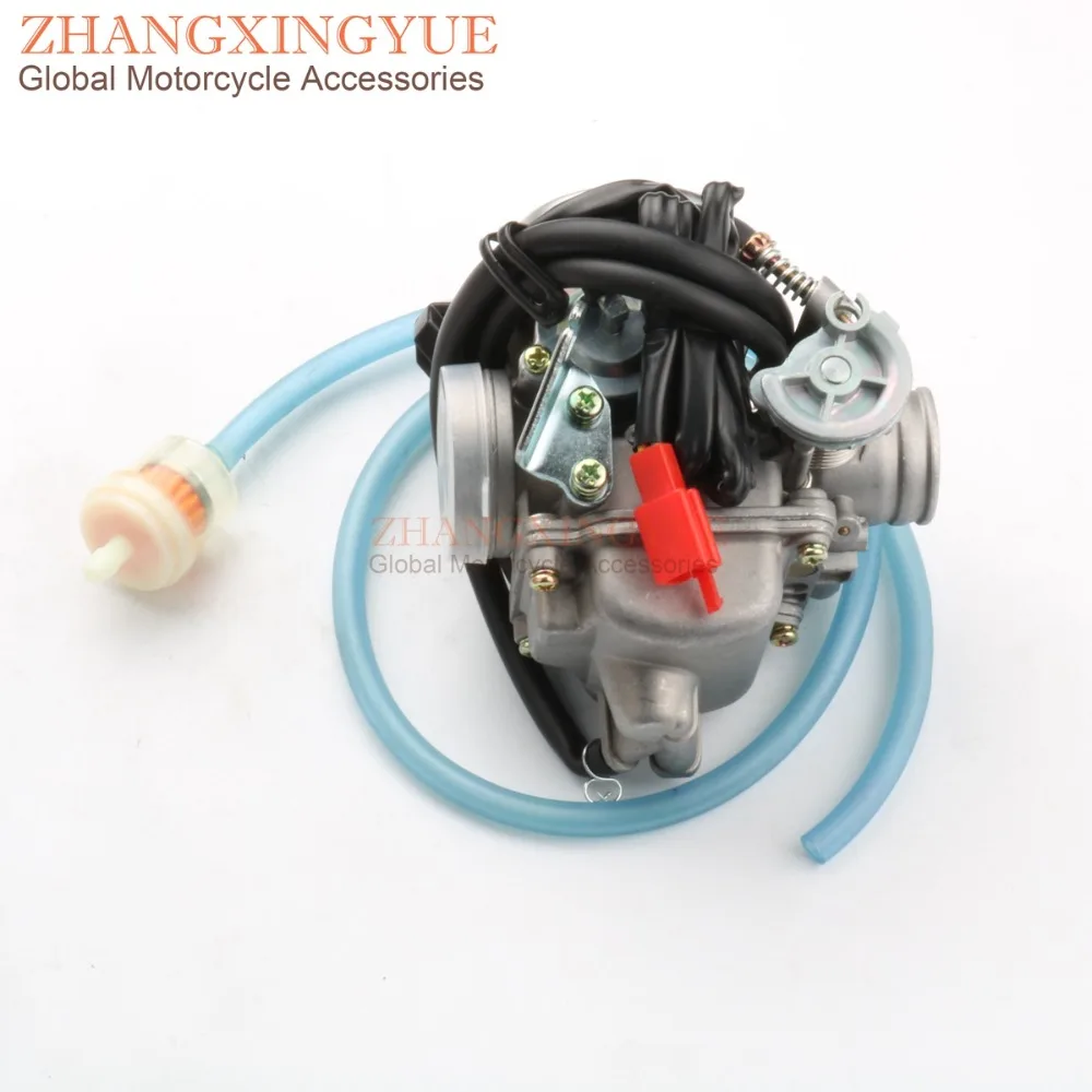 PD24J Carburetor for Kymco Agility 125 City Super 8 Like 125cc GY6 125 150 152QMI 157QMJ ATV Scooter 4T