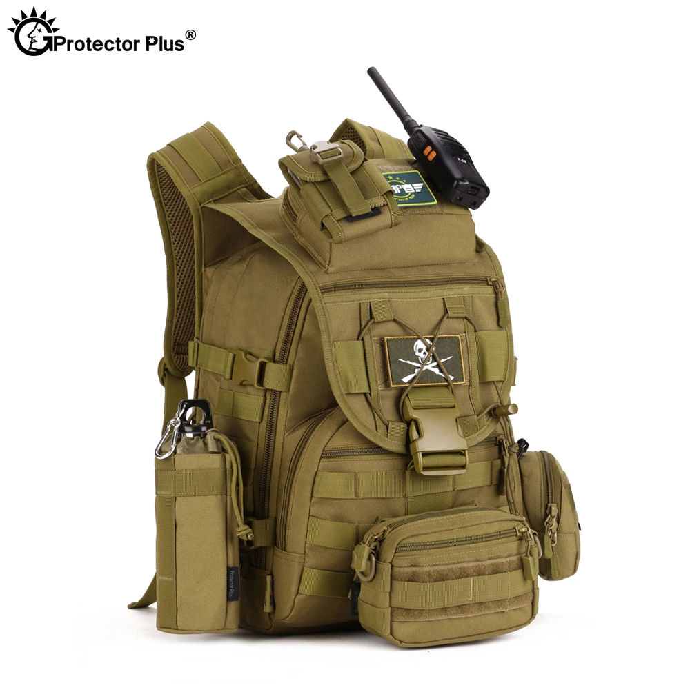 PROTECTOR PLUS 40L Zaino tattico X7 impermeabile per il tempo libero Borse per il movimento del pesce spada Borsa Molle per computer da viaggio all'aperto