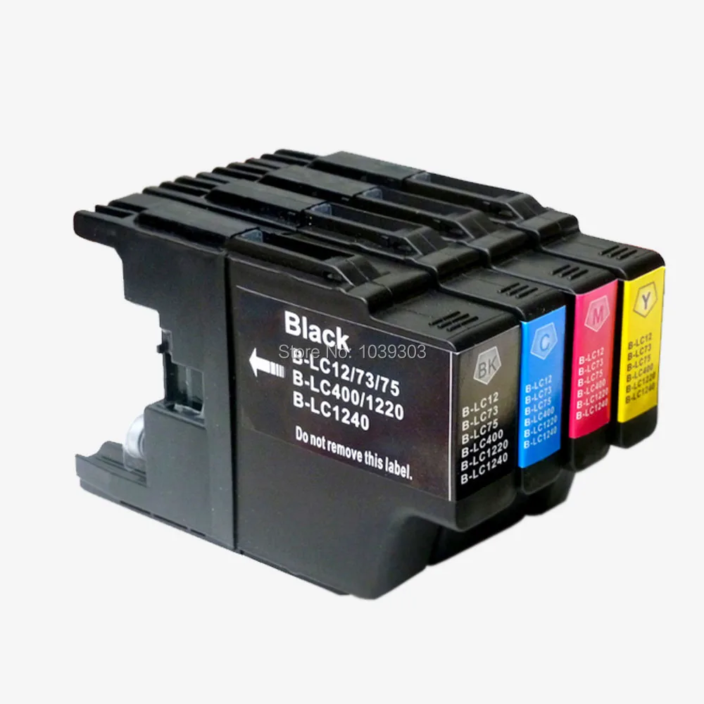 

4PK Compatible Brother LC1240 LC1280 Ink Cartridges For Brother MFC-J430W MFC-J5910DW MFC-J625DW MFC-J6510DW MFC-J6710DW Printer