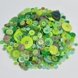 50g Mix size mix color Plastic Buttons Lot for Sewing Scrapbooking and DIY Handmade Craft with Different Color and Style