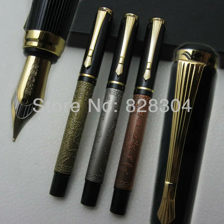 3pcs shipping high quality Paul Classic Eight Horses pen nib Office writing gift pen