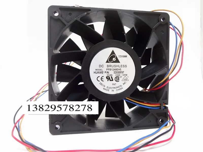 

Для Delta 12 см HUAWEI server 0.54A 48V fan PFB1248EHE