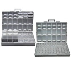 2 sztuk AideTek elektronika smd pudeลka do przechowywania organizatorzy SMD SMT rezystor kondensator obudowa plastikowa skrzynka narzฤdziowa BOXALL96 + BOXALL48