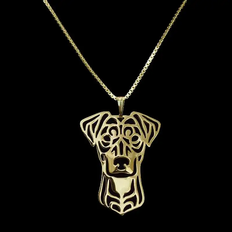 Fashion Jewelry Metal German Pinscher Dog Animal Pendant Necklace