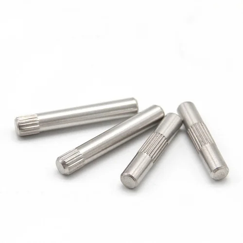 30pcs M2.5 stainless steel knurled pin cylindrical pins connecting rod home decoration bolts length 6mm-16mm length