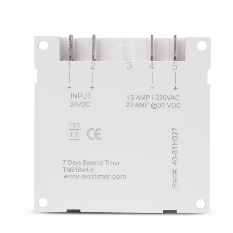 1 Second Interval 7 Days Daily Programmable Digital Electronic DC 24V Automatic Gate Time Switch