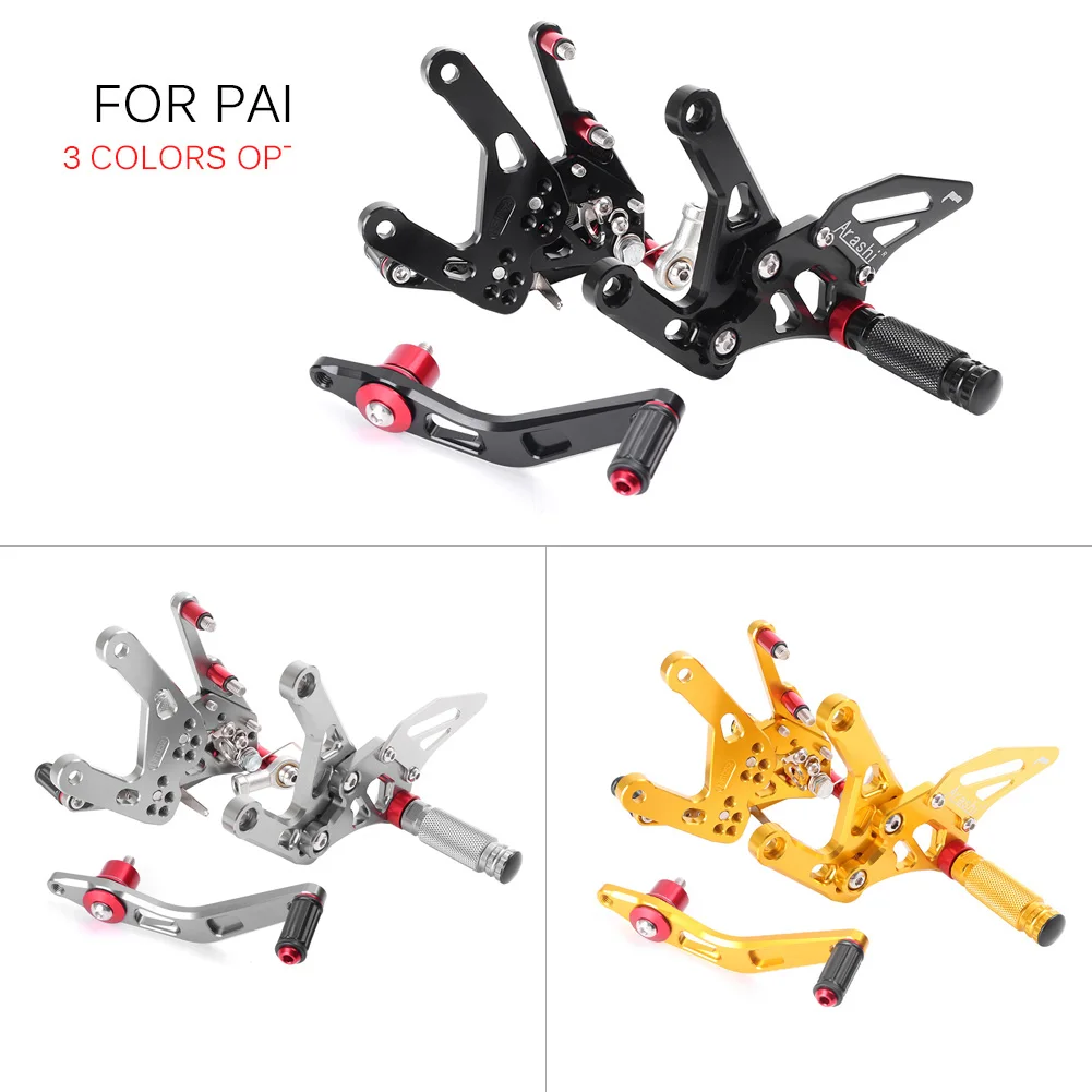 

CNC Adjustment Rider Rearset Rear Set Footpegs Foot Pegs Footrest For Yamaha MT-10 FZ-10 / MT10 FZ10 2016-2017 Motorcycle