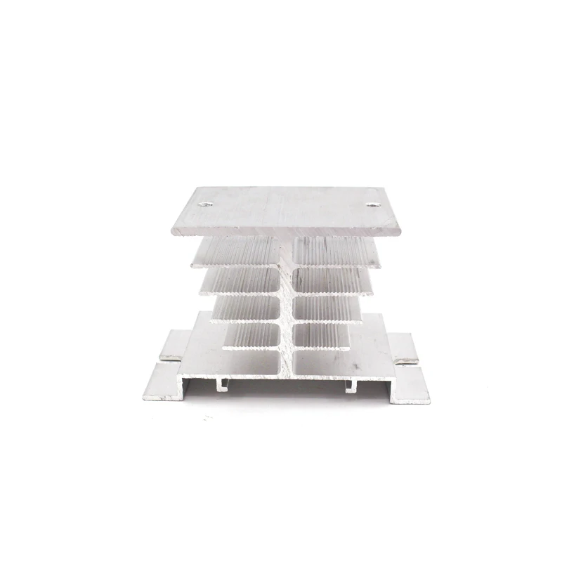 Mini Einphasig Solid State Relais SSR Aluminium Kühlkörper Ableitung Heizkörper Neueste Schiene Montieren Für 10A-40A Relais – Detail 13