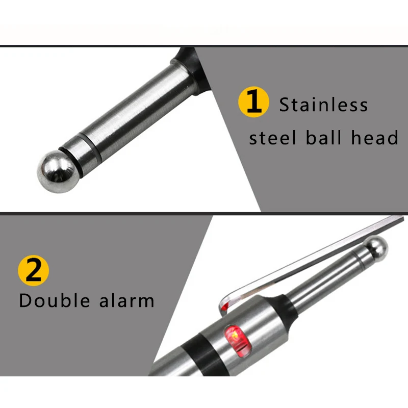 Precision Optical Edge Finder Gauge photoelectric alarms sound CNC Milling Machine Tool Touch Point Sensor With LED