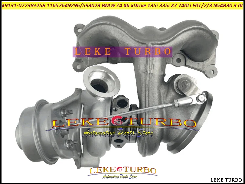 TD03L4 49131-07238 49131-07258 11657649296 11657593023   Para BMW Z4 X6 xDrive 740i 135i 335i X7 740 Li F02 F01 F03 08-N54B30 3.0L
