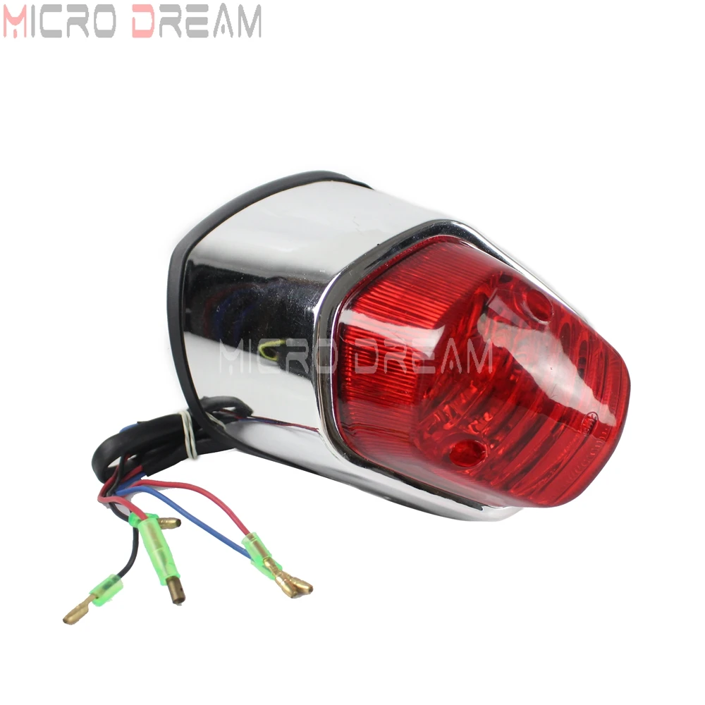 Motorcycle Universal 12v Brake Stop Tail Light for Kawasaki Yamaha V-Star Suzuki Honda Shadow Ace VT400 VT750 VT1100 C2 750 1100