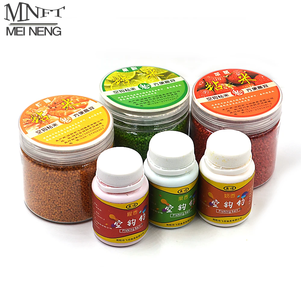 MNFT 1Bottle Various Flavors Additive Powdery And Millet Grainy Fishing Carp Bait Formula Attractant Groundbait Flavours