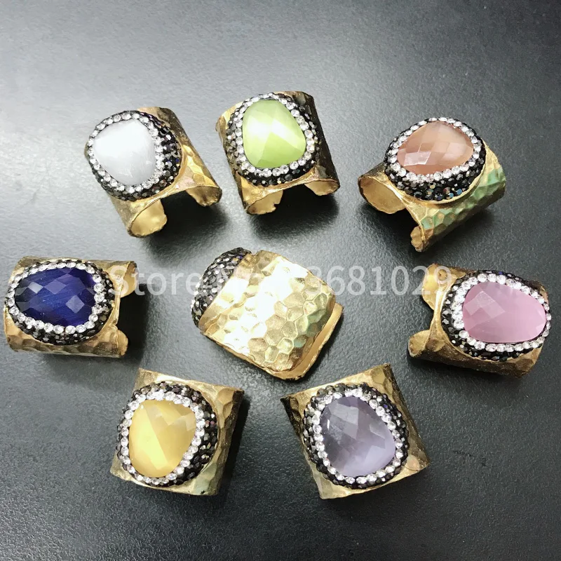 2018 fashionable temperament women retro coral rings are popular in Europe and America