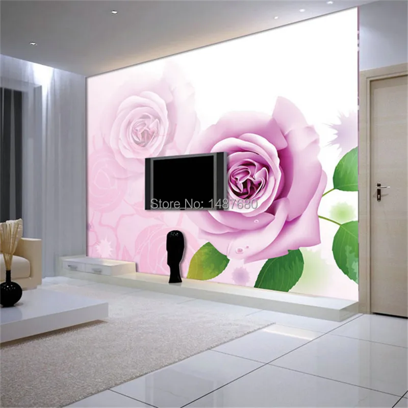 

beibehang Custom3d mural wall paper large mural silk cloth wallpaper romantic bedroom living room sofa 3d photo wallpaper roll