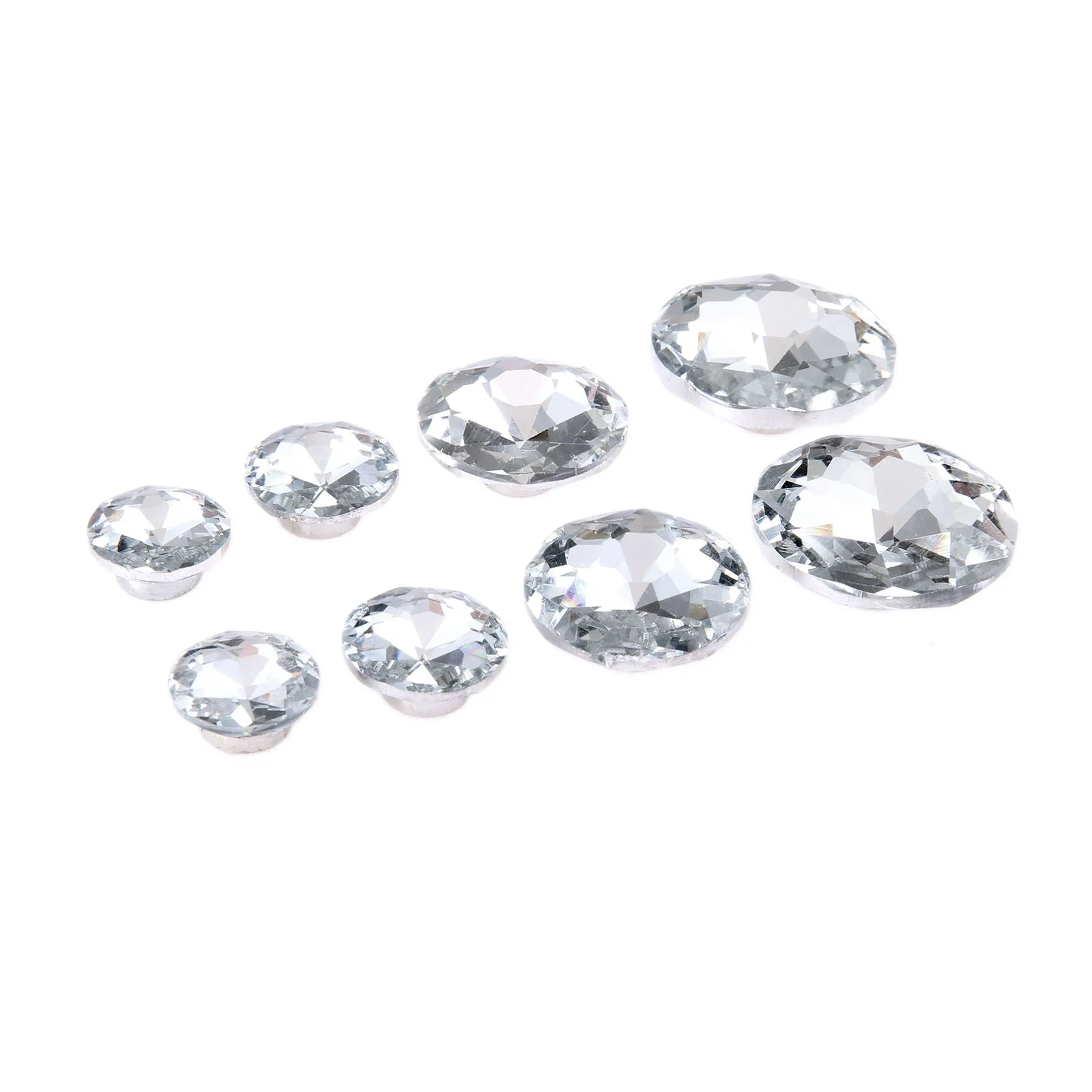 DRELD 10Pcs Diamond Crystal tappezzeria chiodi bottoni puntine perni 16/18/25/30mm divano borsa decorazione della parete accessorio per mobili