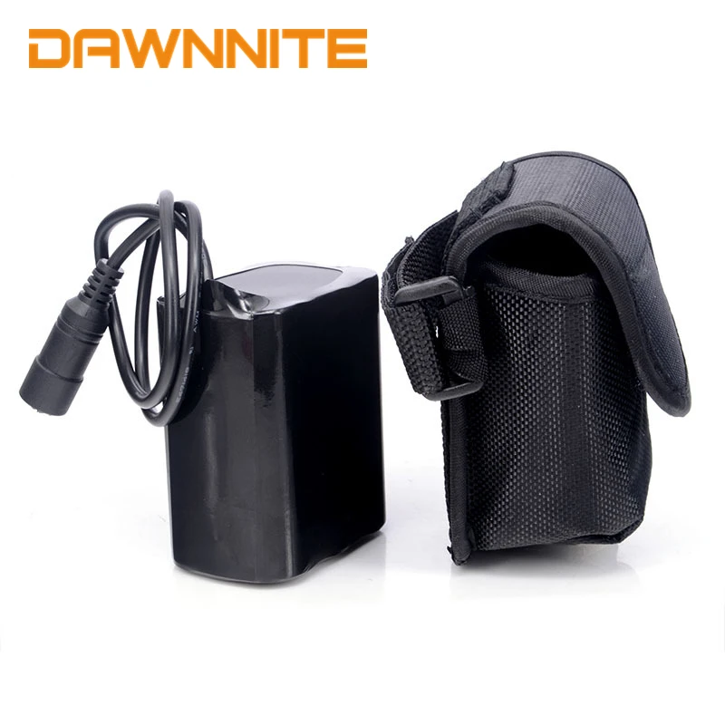 

DAWNNITE 15000mAh Cycling Bicycle Front Bike Light 8.4V Battery Pack Power for Headlight CREE XML XM-L X2 X3 T6 LED Bike Lamps