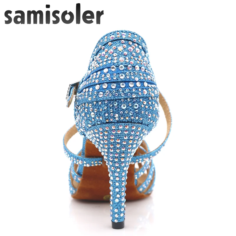 Samisoler salsa shoes Latin Dance Shoes ballroom dance shoes ballroom latin dance shoes Rhinestone Ballroom Shoes latin shoes